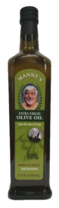 Mannys Extra Virgin Olive Oil 750ml