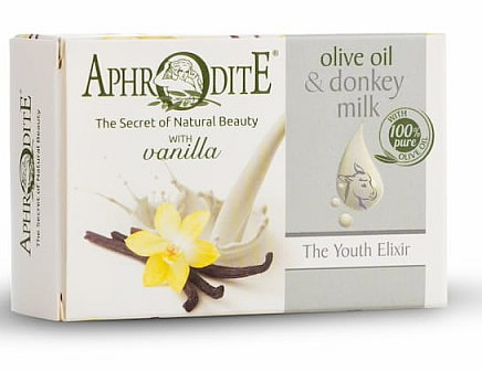 Aphrodite Pure Greek Olive Oil Soap and Donkey Milk With Vanilla
